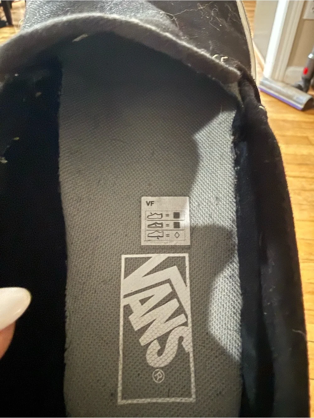 Black & White Platform Vans